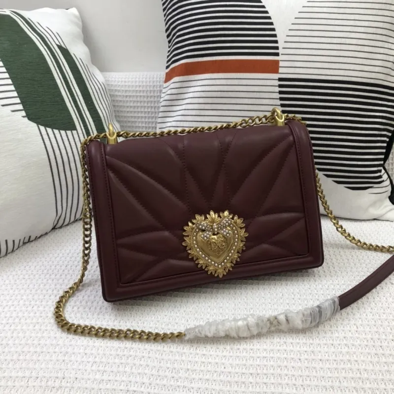 Alternative view of D&G Burgundy Crossbody Satchel Bag 37