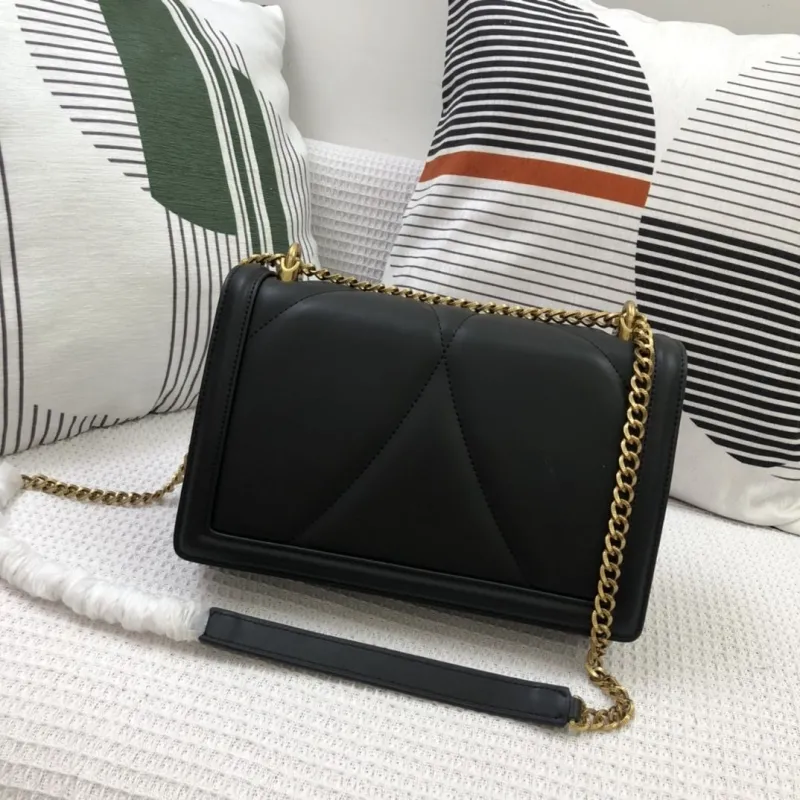 D&G Black Quilted Satchel Bag 40 - Image 3