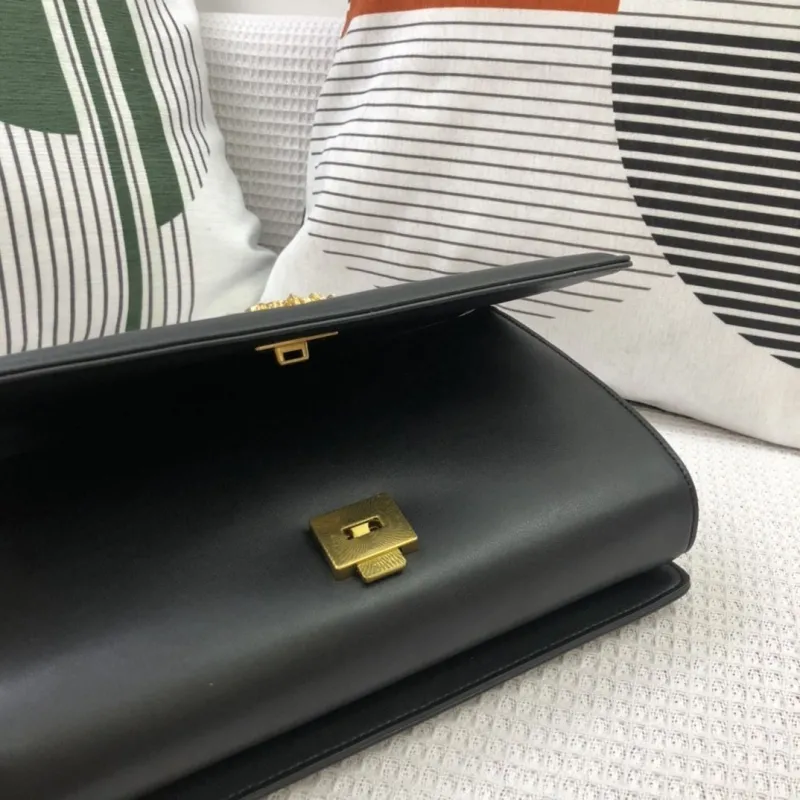 D&G Black Quilted Satchel Bag 40 - Image 8