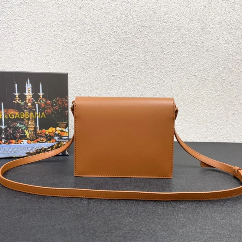 Dolce & Gabbana Brown Crossbody Satchel Bag - Image 3