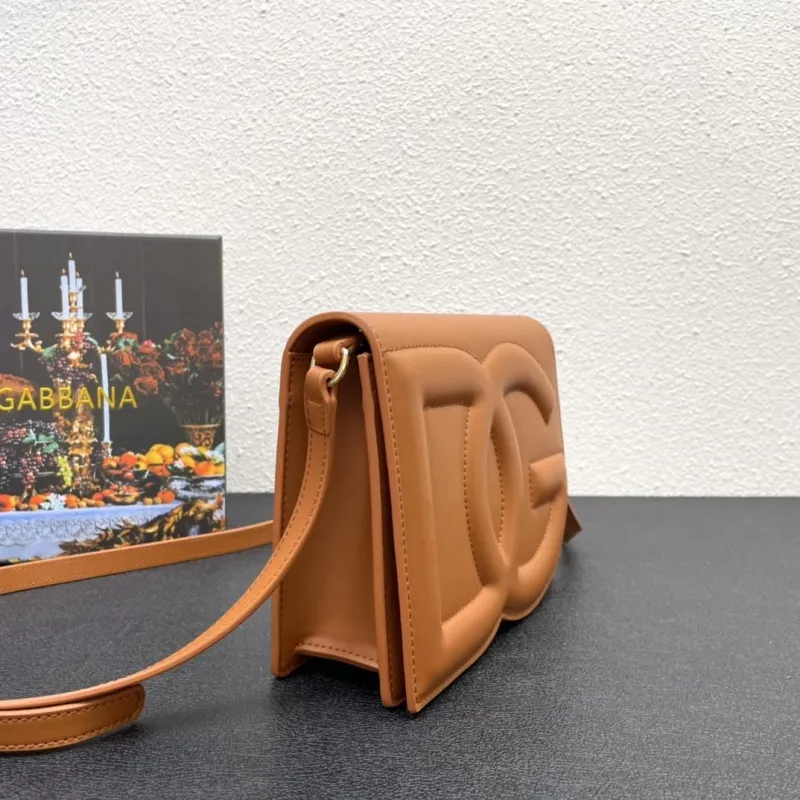 Dolce & Gabbana Brown Crossbody Satchel Bag - Image 5