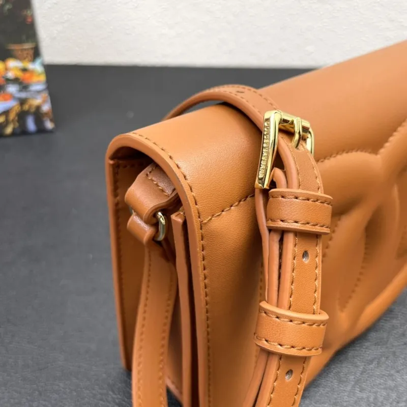 Dolce & Gabbana Brown Crossbody Satchel Bag - Image 6