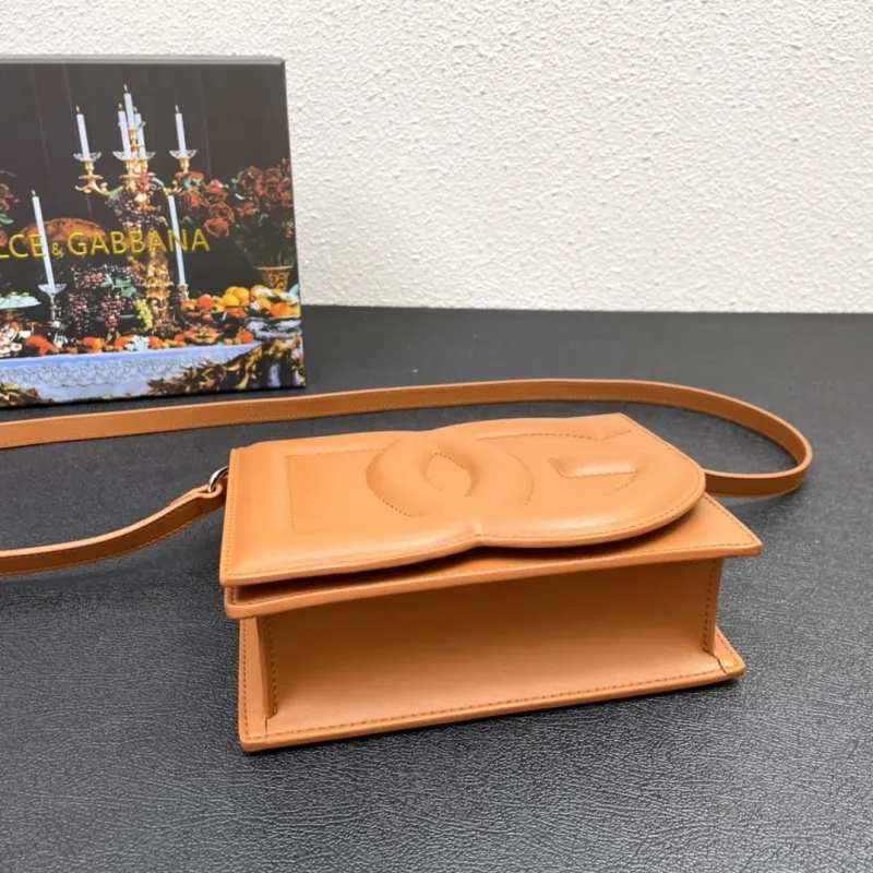 Dolce & Gabbana Brown Crossbody Satchel Bag - Image 7