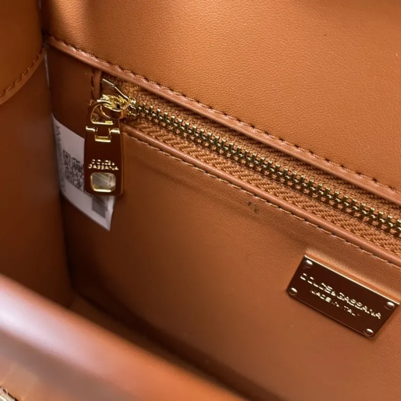 Dolce & Gabbana Brown Crossbody Satchel Bag - Image 9
