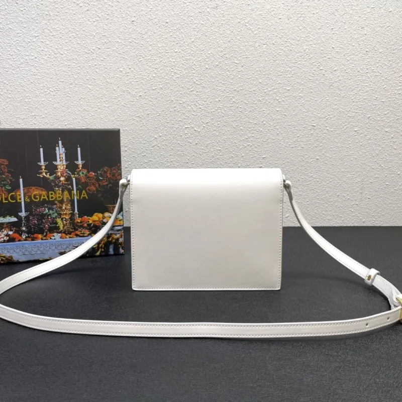 Dolce & Gabbana White Crossbody Satchel Bag - Image 3