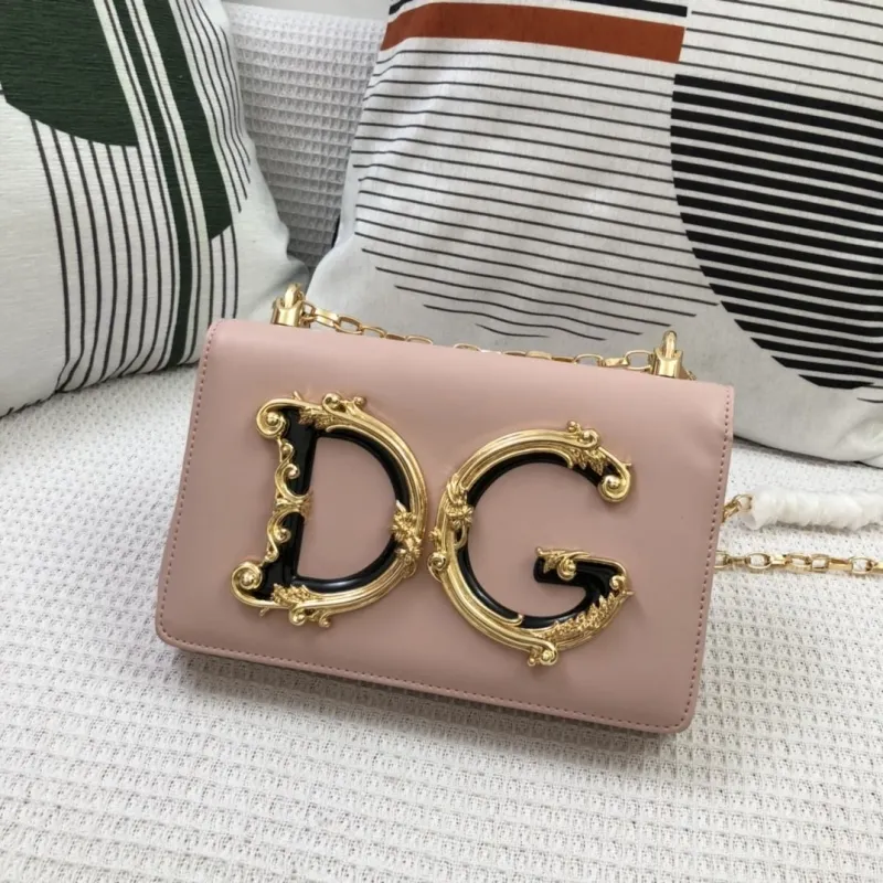 Alternative view of DG Pink Leather Satchel Bag 63