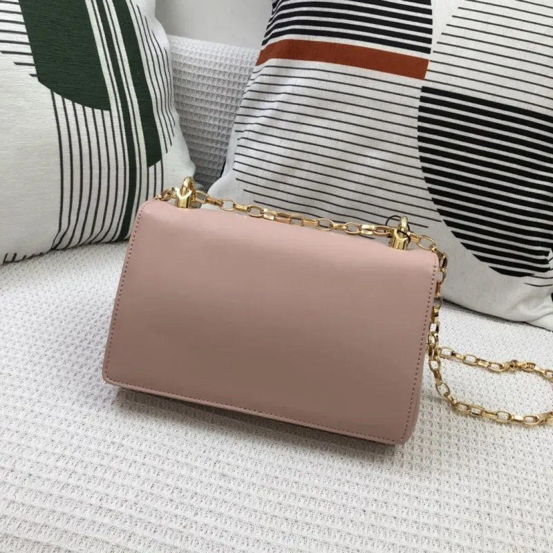 DG Pink Leather Satchel Bag 63 - Image 3