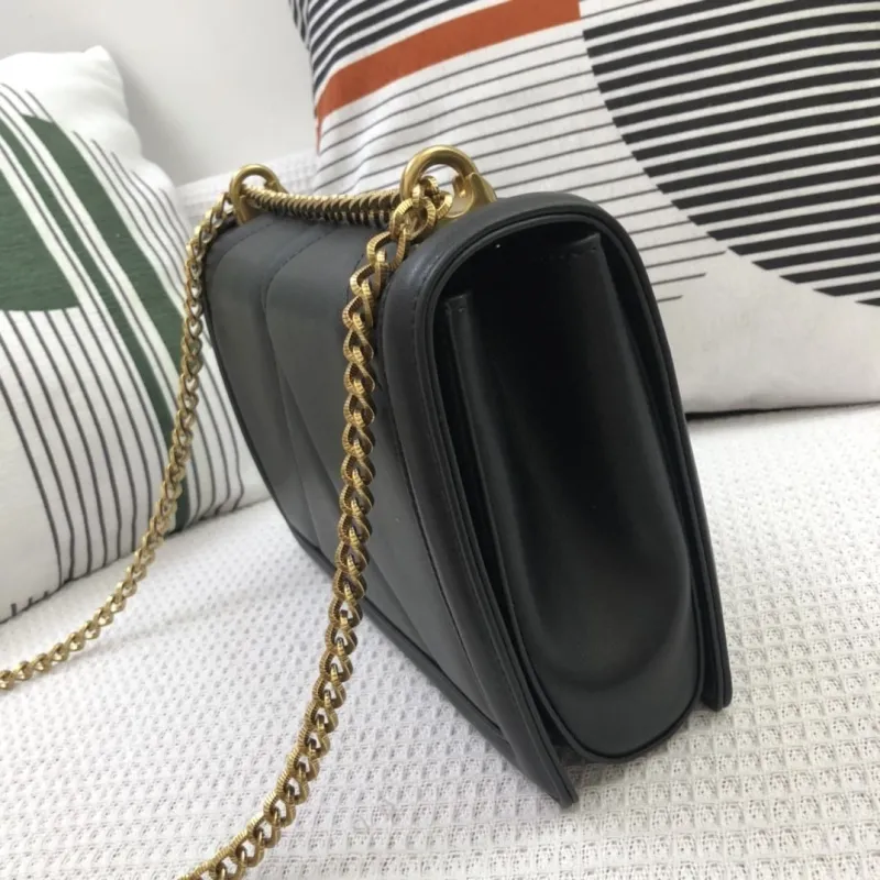 D&G Black Quilted Leather Satchel Bag - Image 4