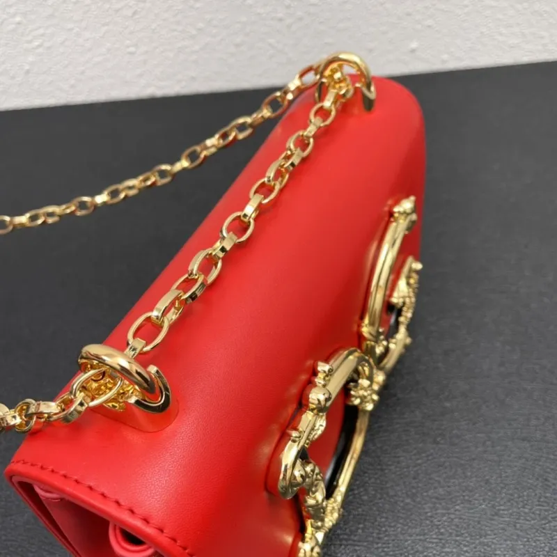 DG Red Chain Crossbody Satchel Bag 108 - Image 6