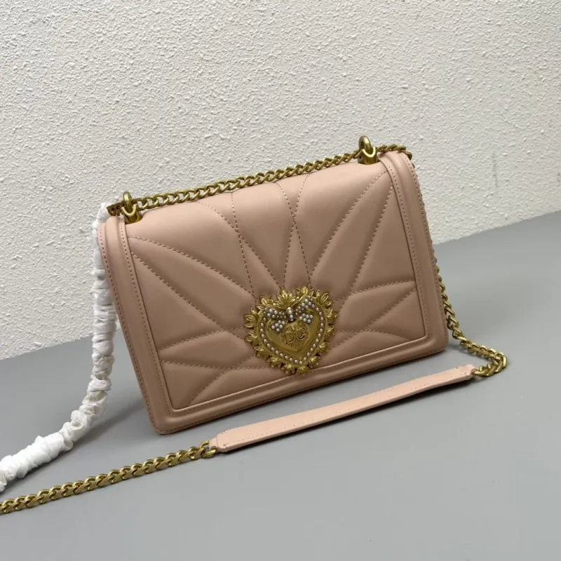 D&G Nude Pink Satchel Crossbody Bag 146