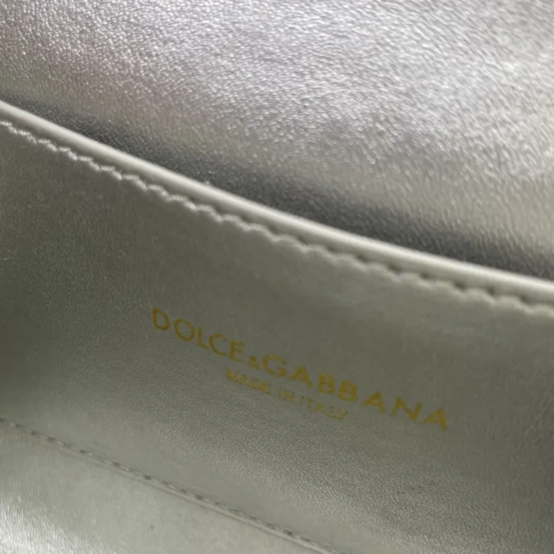 Dolce Gabbana Silver Chain Crossbody Bag - Image 8