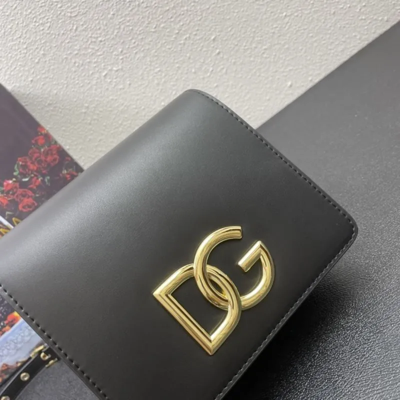 Dolce & Gabbana Black Leather Satchel Bag 247 - Image 4