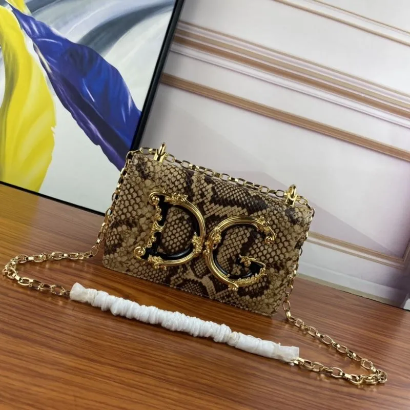D&G Python Print Satchel Bag 252
