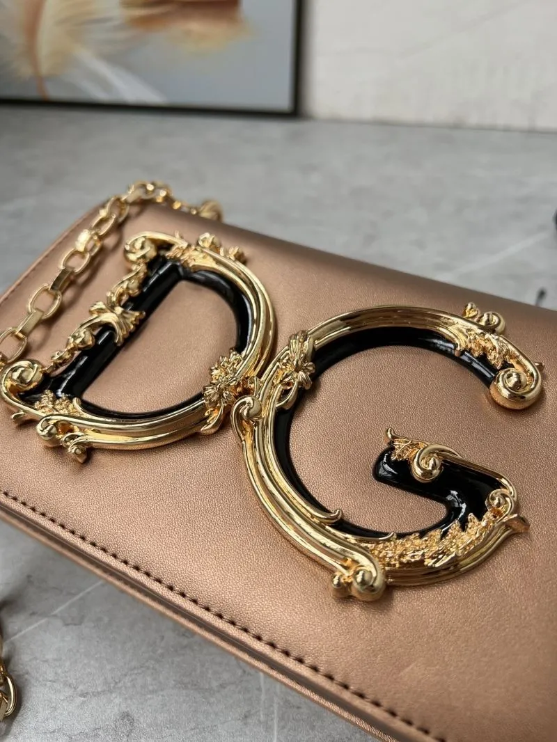 Dolce Gabbana Bronze Satchel Bag 255 - Image 4