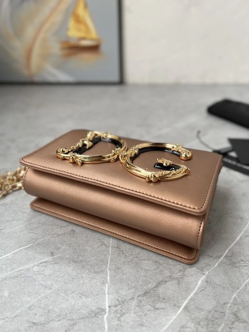 Dolce Gabbana Bronze Satchel Bag 255 - Image 5