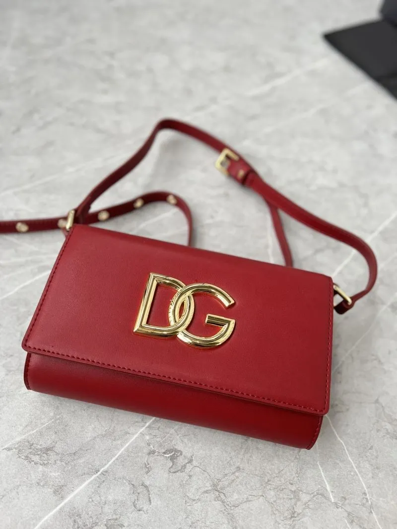 Alternative view of D&G Red Crossbody Satchel Bag 260
