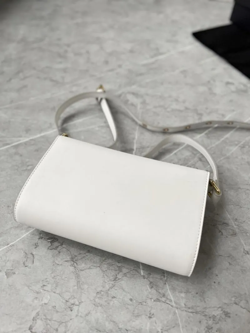 D&G White Crossbody Satchel Bag 261 - Image 3