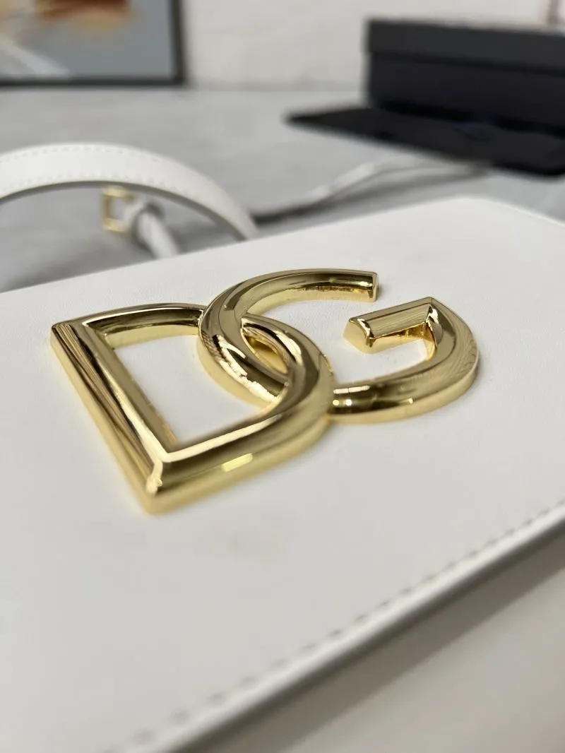 D&G White Crossbody Satchel Bag 261 - Image 4