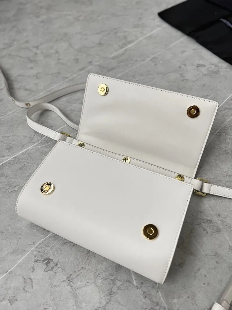D&G White Crossbody Satchel Bag 261 - Image 7