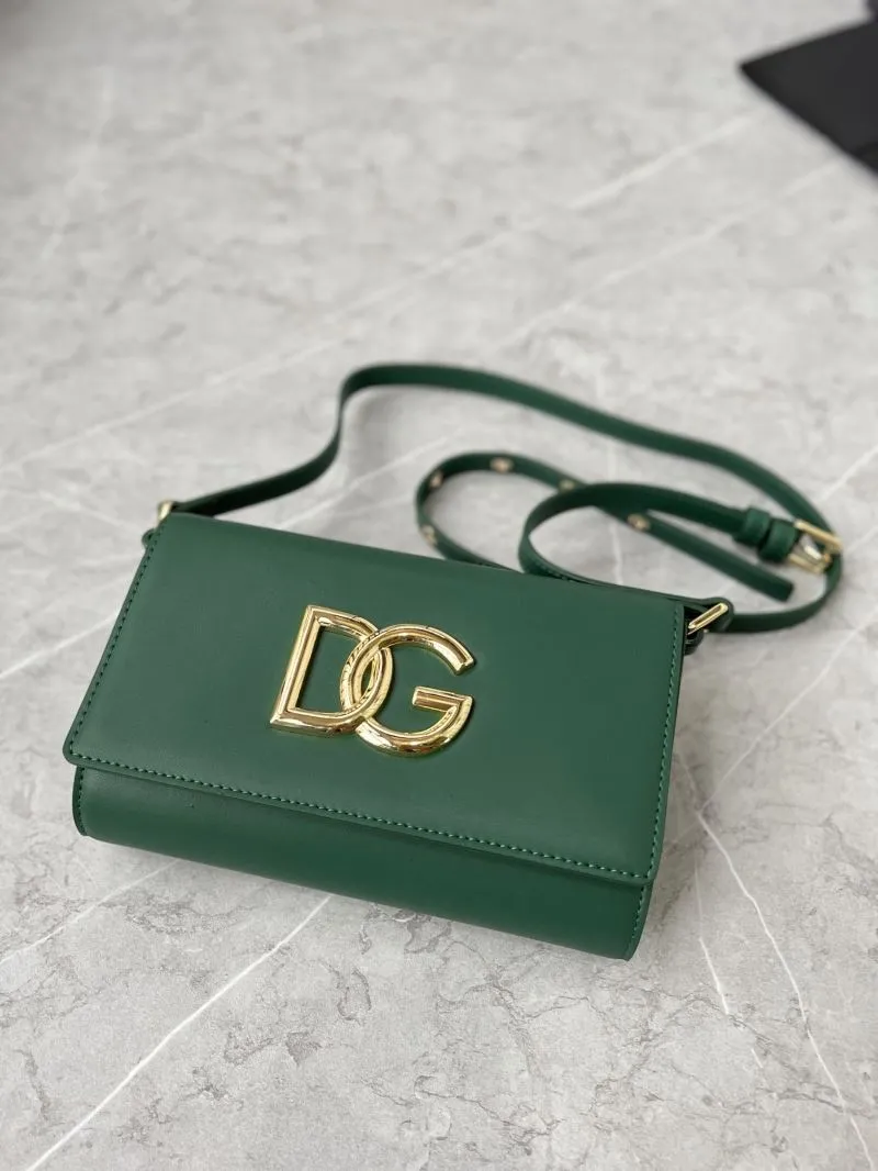 Alternative view of DG Green Crossbody Satchel Bag 262