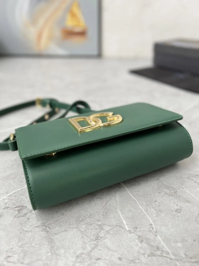 DG Green Crossbody Satchel Bag 262 - Image 6
