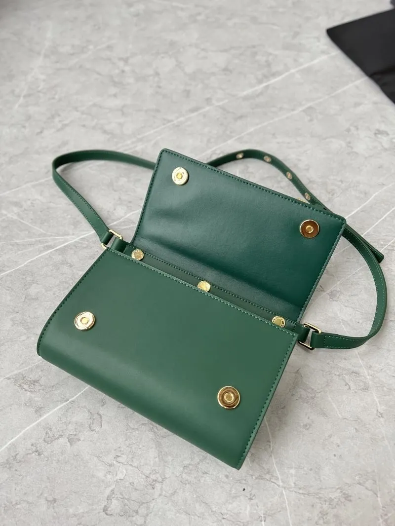 DG Green Crossbody Satchel Bag 262 - Image 7