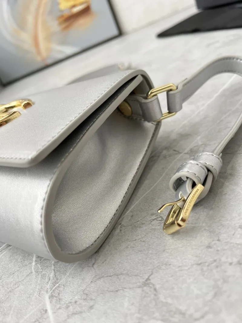 DG Silver Crossbody Satchel Bag 266 - Image 7