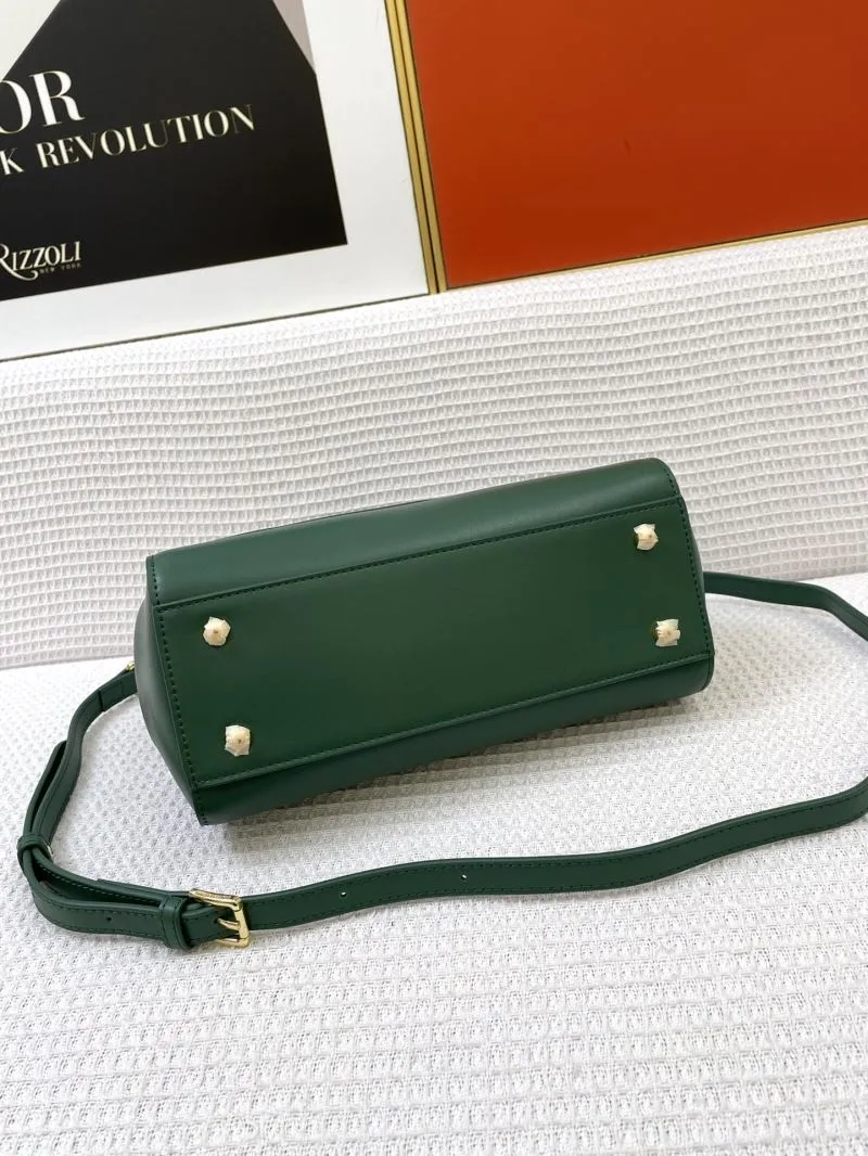 DG Dark Green Satchel Bag 270 - Image 7