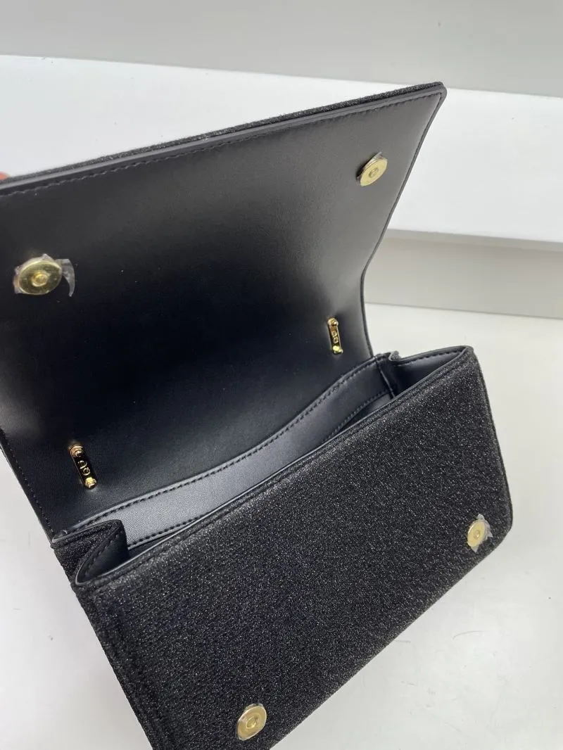 Dolce & Gabbana Black Chain Satchel Bag 272 - Image 7