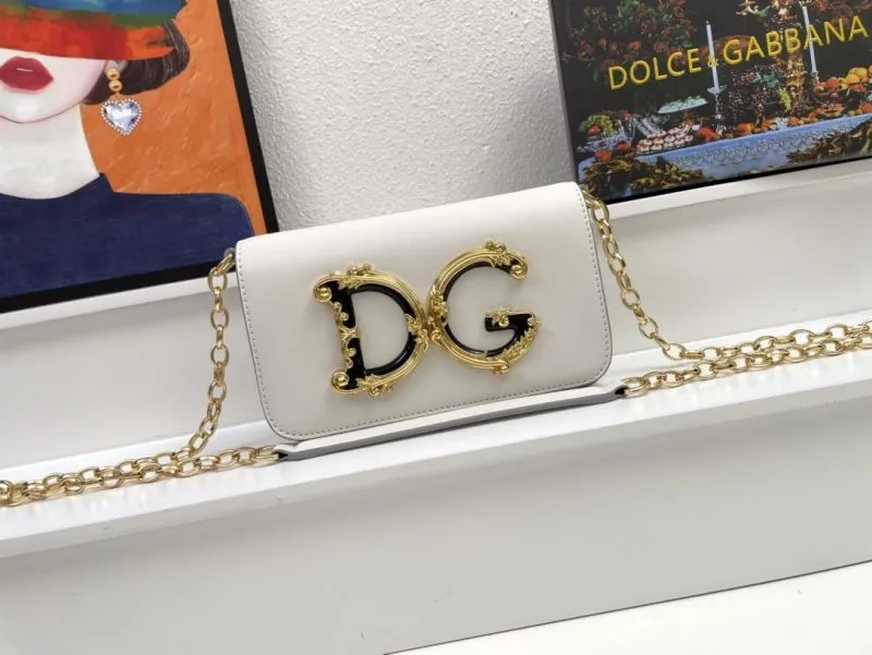Dolce & Gabbana White Satchel Bag 277