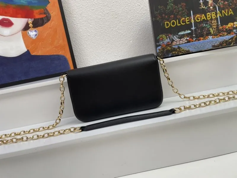 Alternative view of Dolce Gabbana Black Chain Crossbody Bag