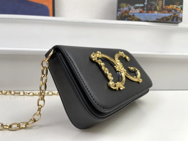 Dolce Gabbana Black Chain Crossbody Bag - Image 5