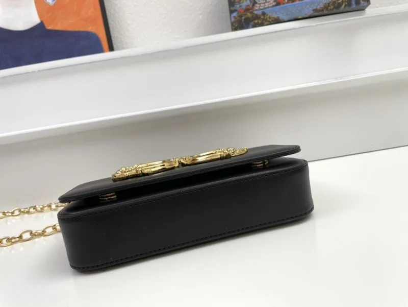 Dolce Gabbana Black Chain Crossbody Bag - Image 6