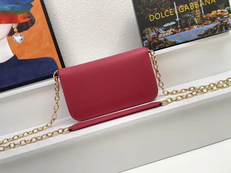 Alternative view of Dolce Gabbana Red Chain Satchel Bag