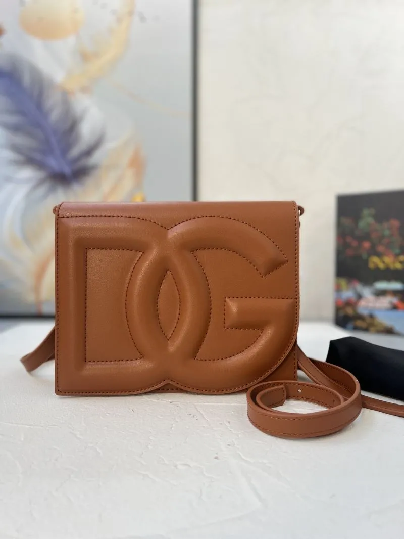 Dolce & Gabbana Brown Crossbody Satchel Bag 280