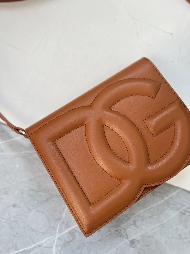 Alternative view of Dolce & Gabbana Brown Crossbody Satchel Bag 280