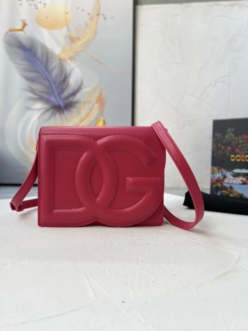 Dolce Gabbana Pink Crossbody Satchel Bag 282