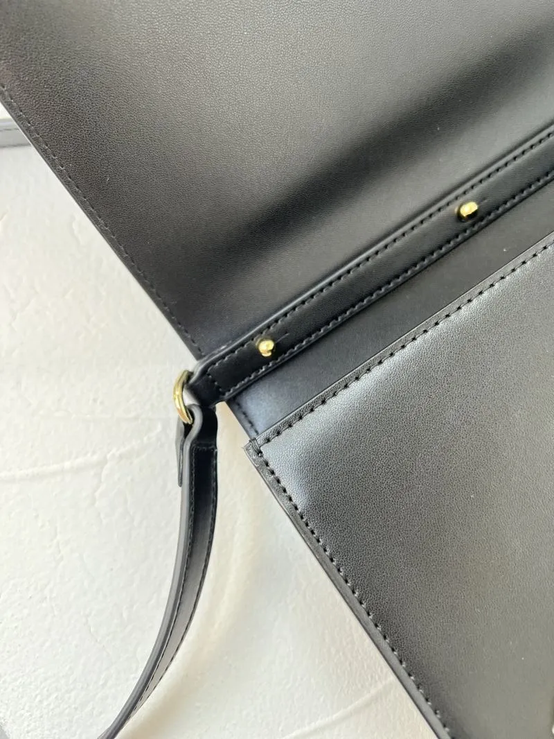 Dolce Gabbana Black Crossbody Satchel Bag 283 - Image 8