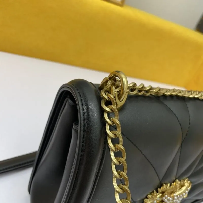Dolce Gabbana Black Satchel Bag 287 - Image 5