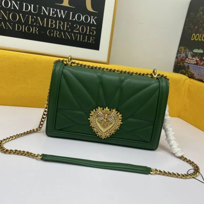 Dolce & Gabbana Green Satchel Bag 288