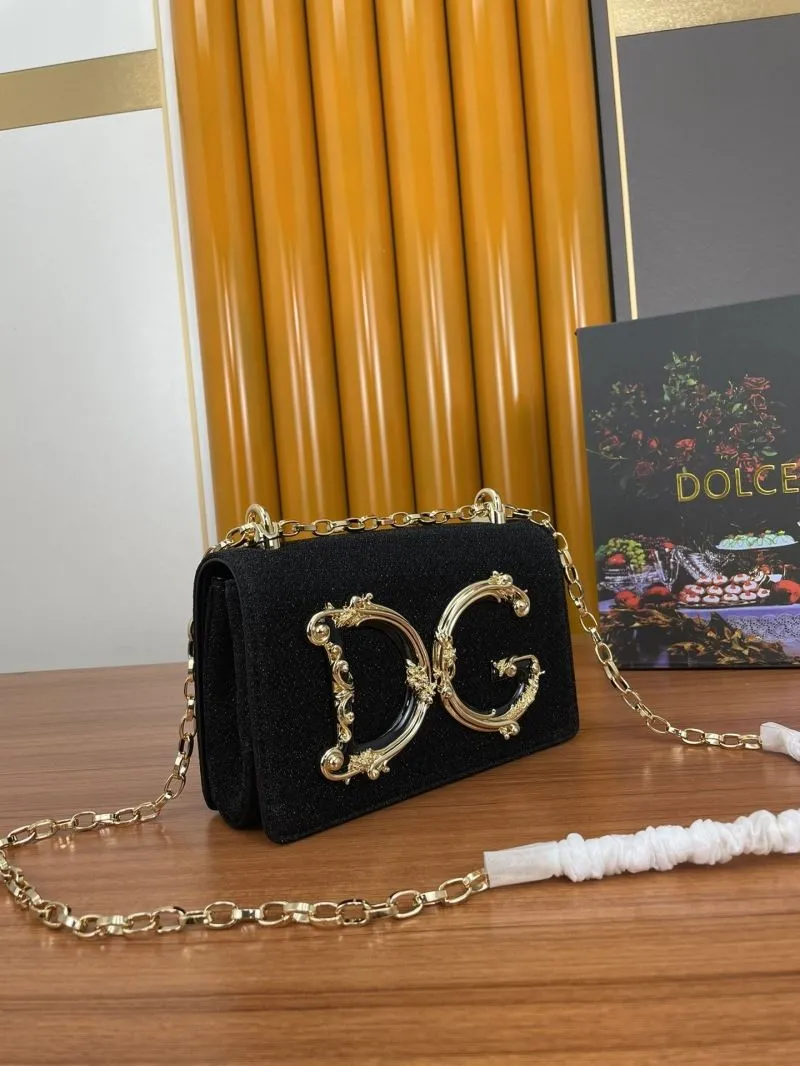 Alternative view of Dolce Gabbana Black Chain Satchel Bag
