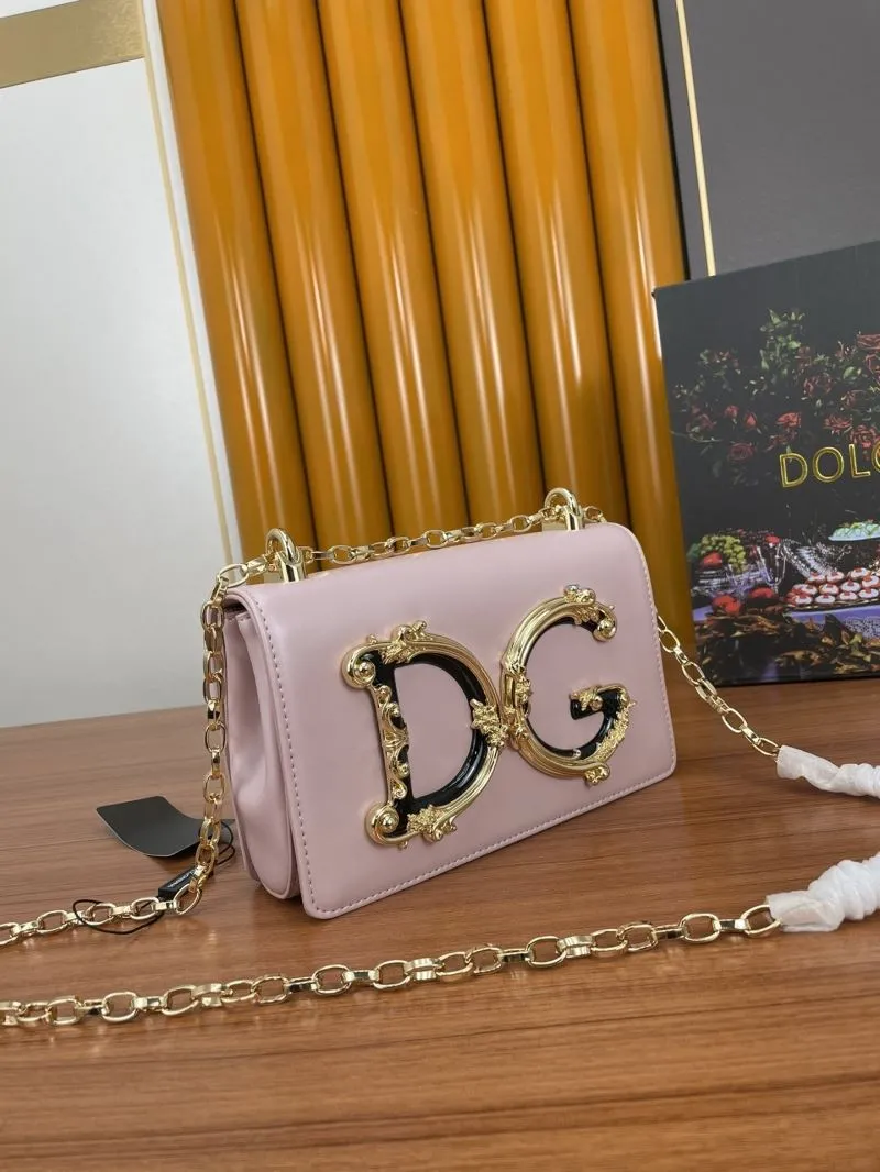 Alternative view of Dolce & Gabbana Pink DG Logo Satchel Bag 293