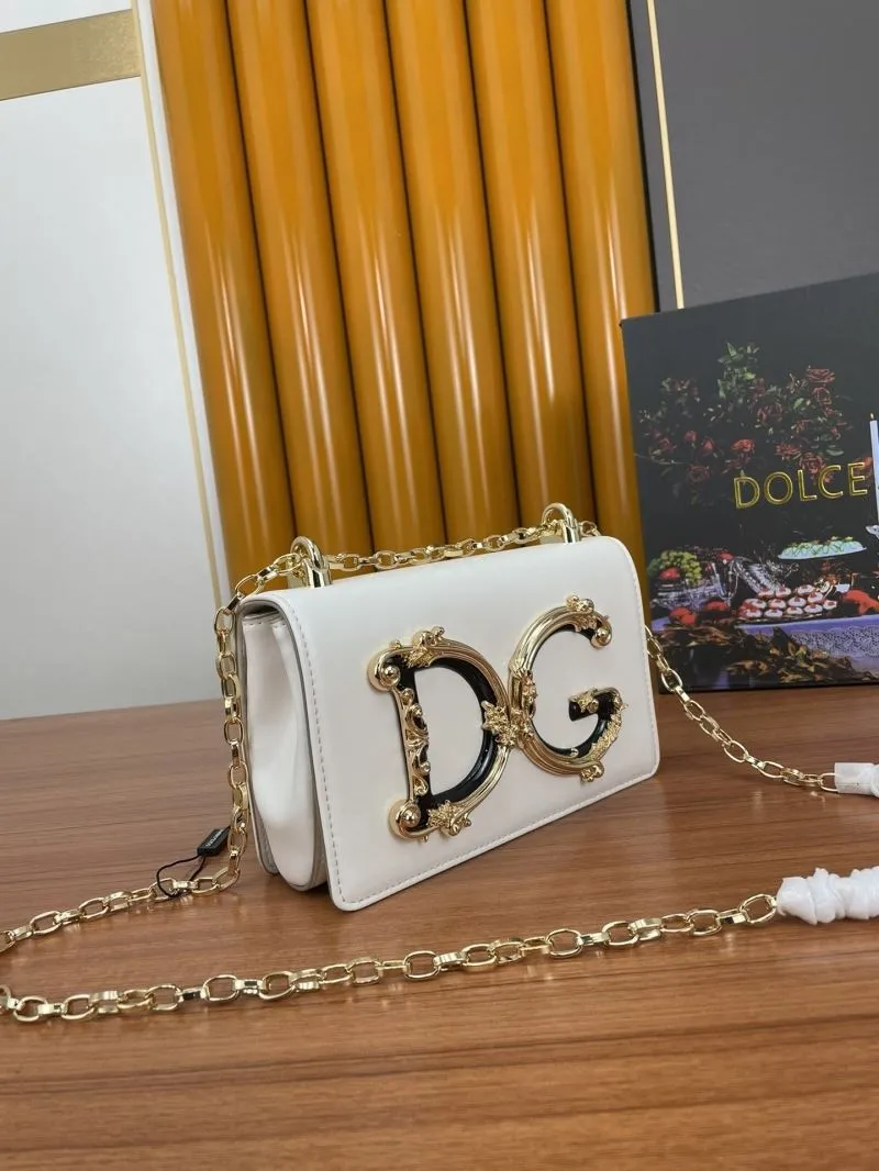 Alternative view of Dolce & Gabbana White DG Logo Satchel Bag 294