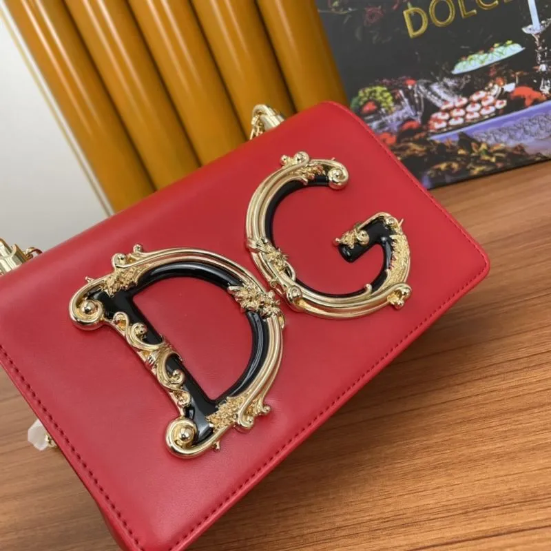 Dolce Gabbana Red DG Satchel Bag 296 - Image 6