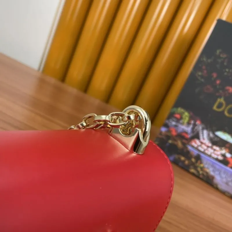 Dolce Gabbana Red DG Satchel Bag 296 - Image 7