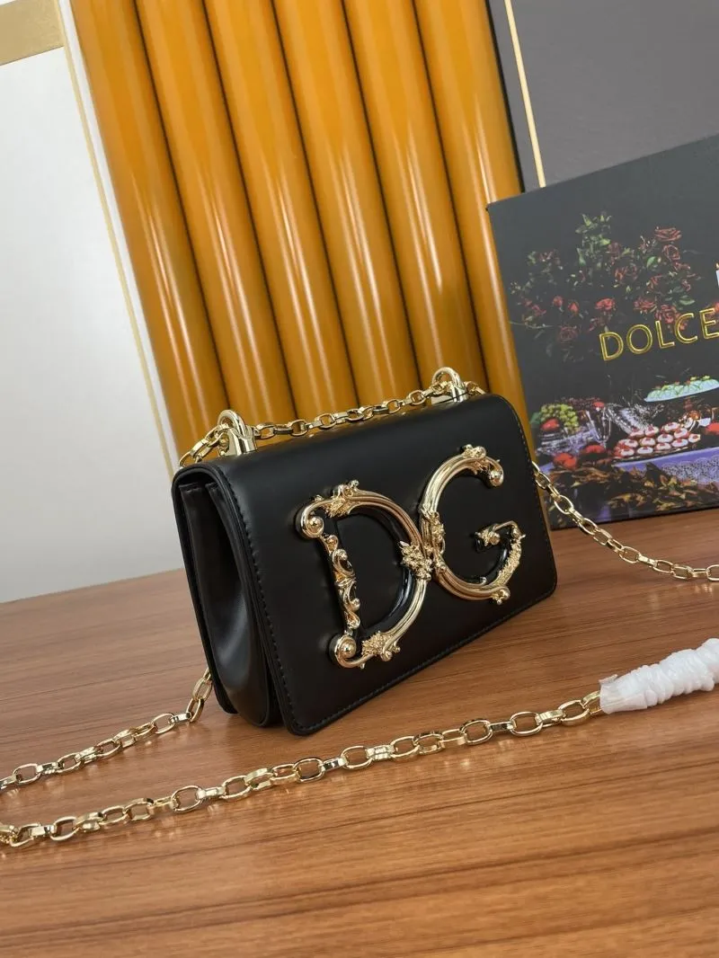 Alternative view of Dolce Gabbana Black Chain Shoulder Bag
