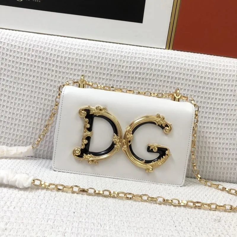 Alternative view of D&G White Leather Satchel Bag 306
