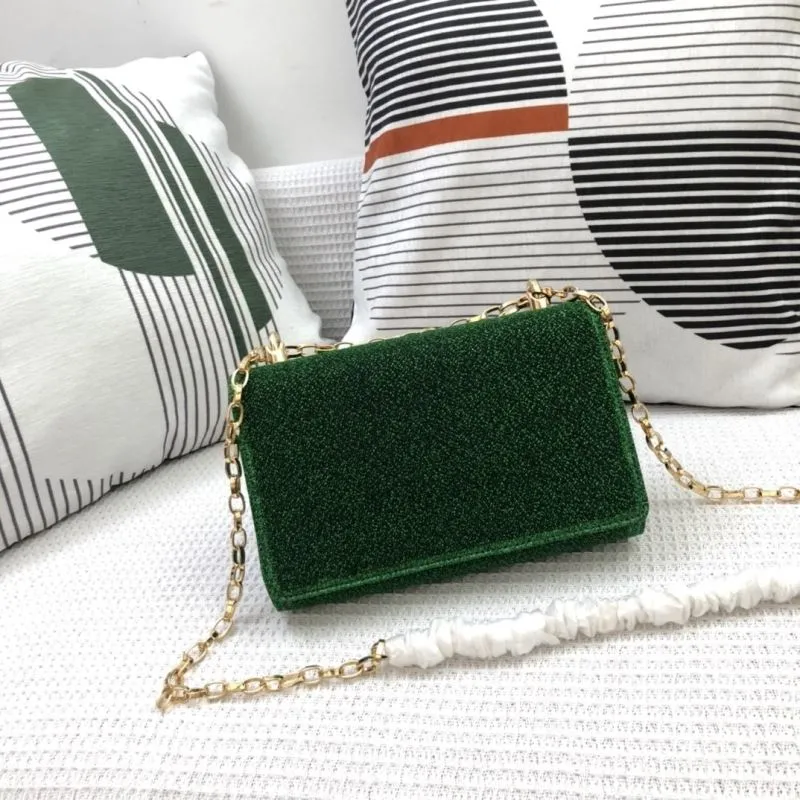 Alternative view of D&G Green Velvet Satchel Bag 312
