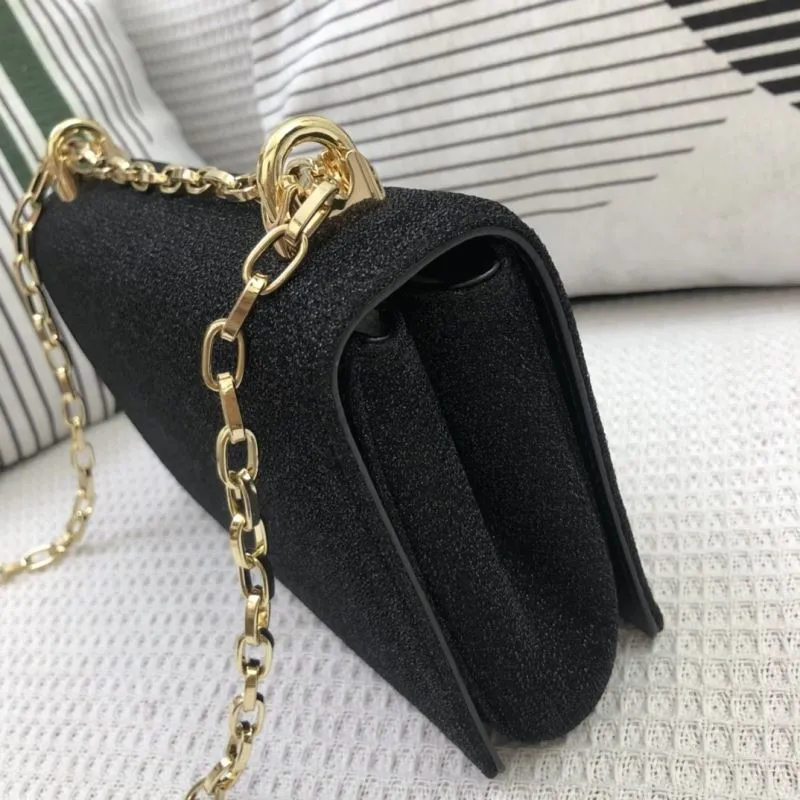 DG Black Velvet Satchel Bag 313 - Image 6