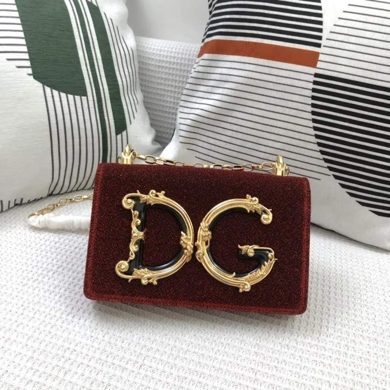 D&G Burgundy Satchel Bag 314 - Image 3